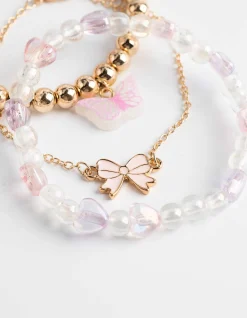 Armband - 3er-Pack - goldfarben