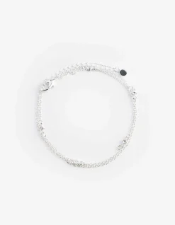 Armband - Gliederkette - silberfarben