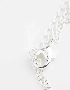 Armband - Gliederkette - silberfarben