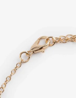Armband - Strasssteine - goldfarben