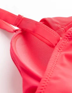 Badeanzug - einfarbig - pink