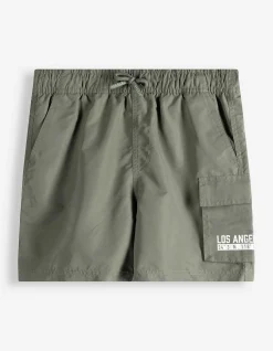 Badehose - einfarbig - dunkelgrün