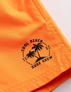 Badehose - einfarbig - orange
