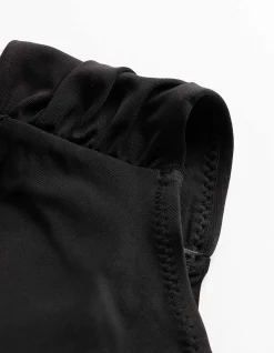 Badehose - einfarbig - schwarz