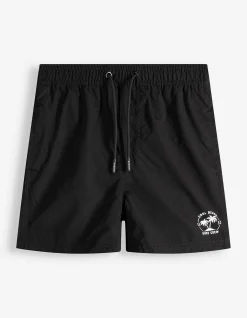 Badehose - einfarbig - schwarz