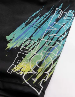 Badehose - Print - schwarz