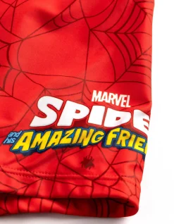 Badehose - Spiderman - rot