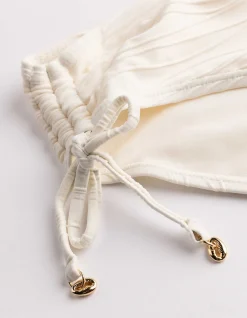 Badehose - Strukturiertes Material - beige