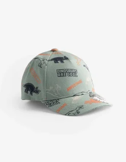 Basecap - Allover-Print - grün