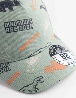 Basecap - Allover-Print - grün