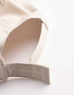 Basecap - Frottee-Applikation - beige