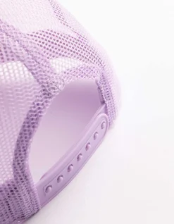 Basecap - Paillettenbesatz - lila