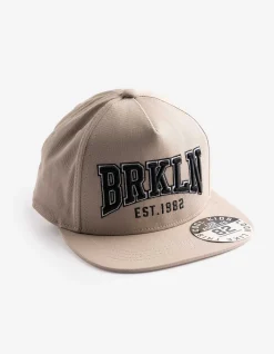 Basecap - Stickerei - beige