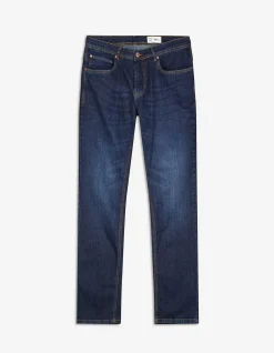 Basic Jeans - Straight Fit - dunkelblau