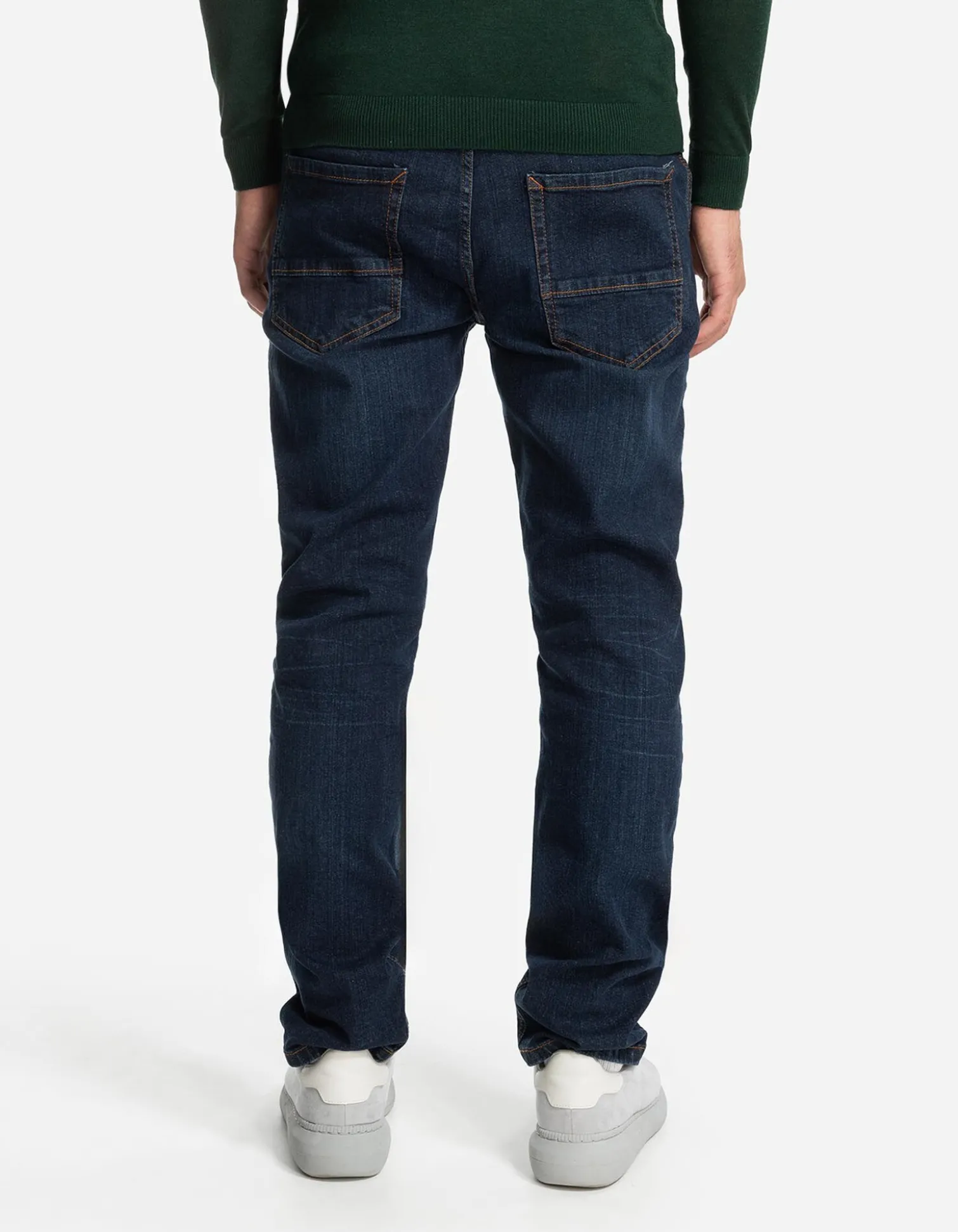 Basic Jeans - Straight Fit - dunkelblau