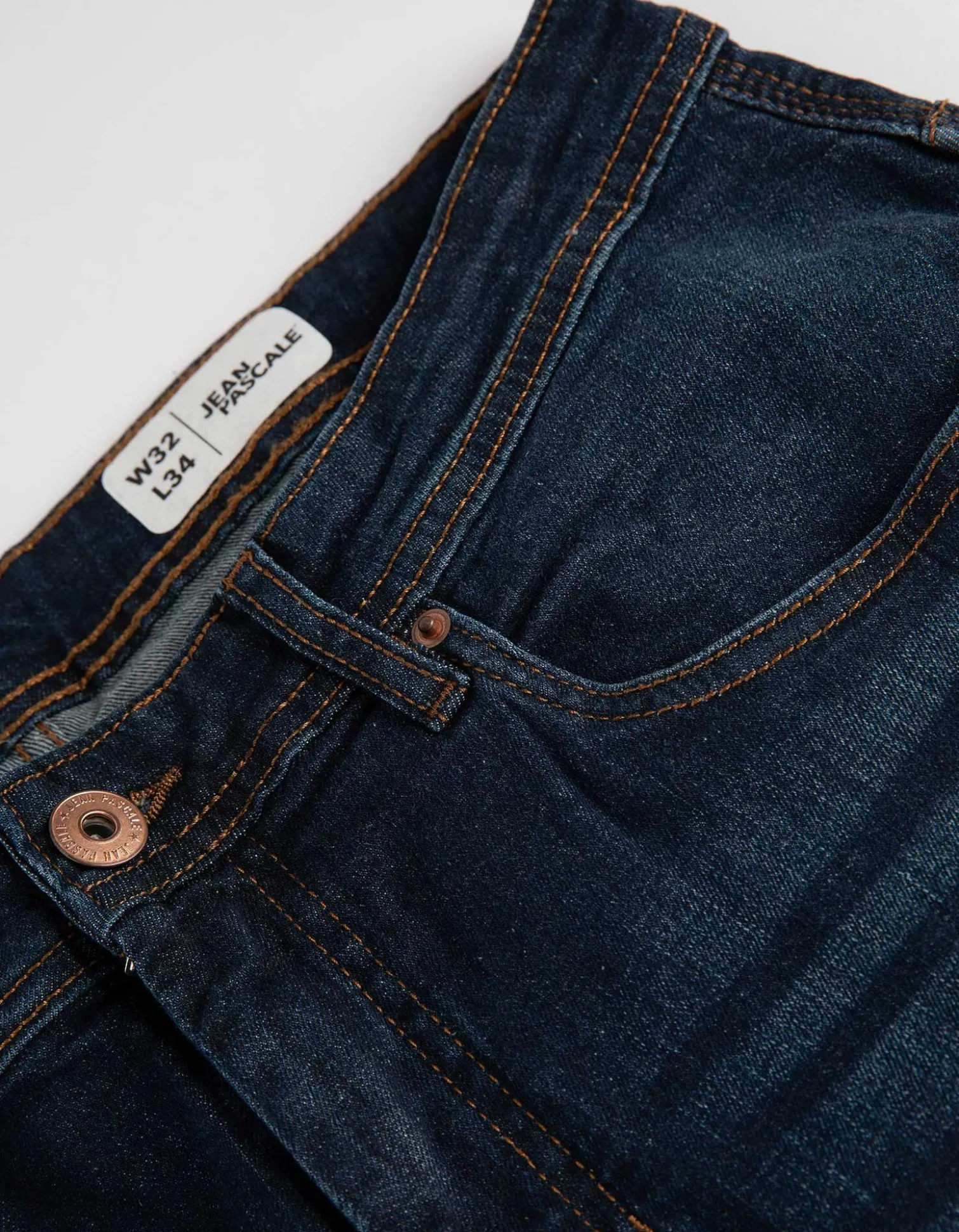 Basic Jeans - Straight Fit - dunkelblau