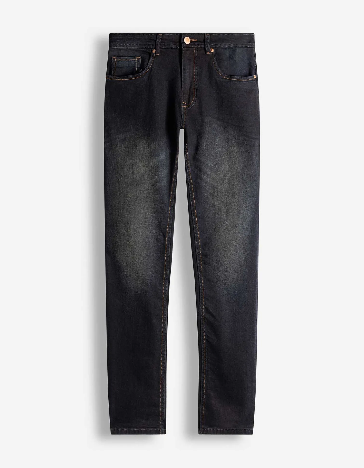 Basic Jeans - Straight Fit - dunkelblau