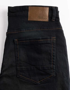 Basic Jeans - Straight Fit - dunkelblau