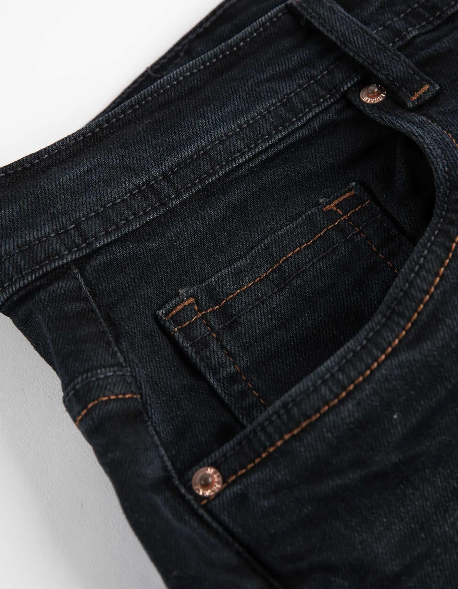Basic Jeans - Straight Fit - dunkelblau