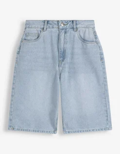 Bermuda - Relaxed Fit - hellblau