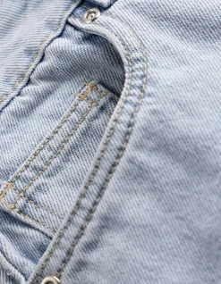 Bermuda - Relaxed Fit - hellblau