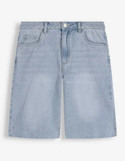 Bermuda - Relaxed Fit - hellblau