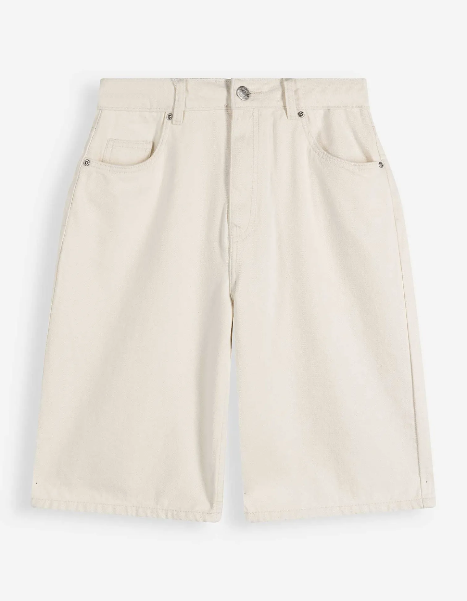 Bermuda - Relaxed Fit - weiß