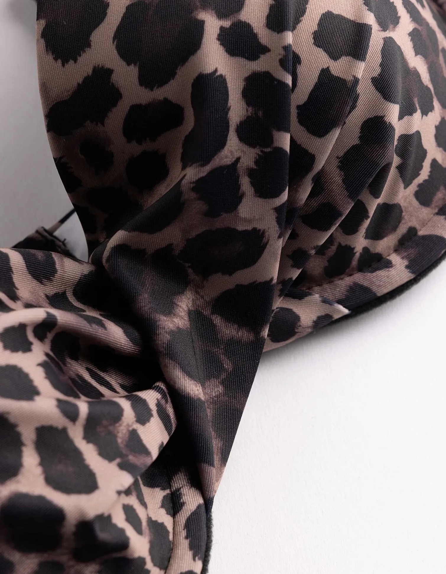 Bikinitop - Leopardenmuster - braun