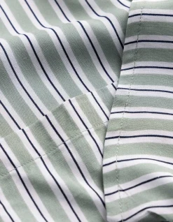 Bluse - Allover-Muster - türkis