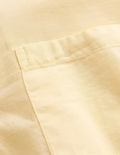 Bluse - Brusttasche - gelb
