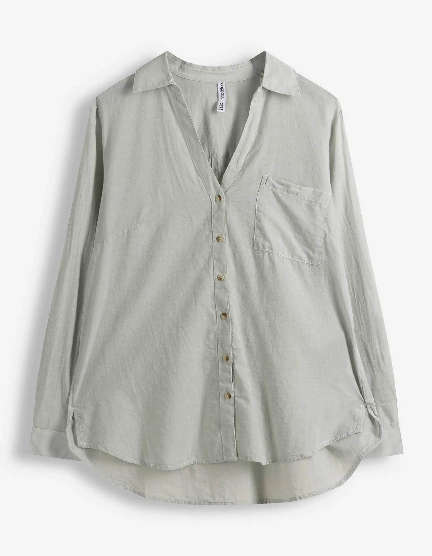 Bluse - Brusttasche - grün