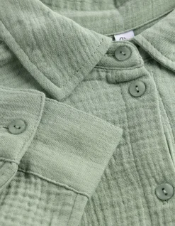 Bluse - einfarbig - türkis