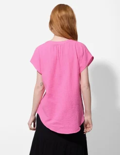Bluse - Musselin - grün