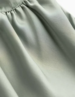 Bluse - Neckholder-Ausschnitt - türkis