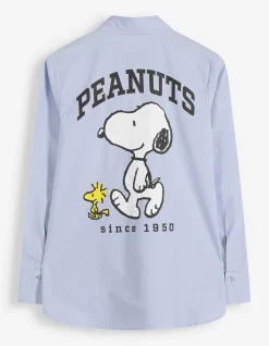 Bluse - Snoopy - hellblau
