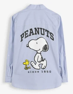 Bluse - Snoopy - hellblau