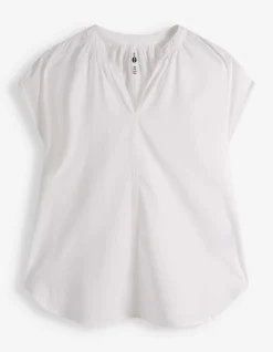 Blusenshirt - einfarbig - weiß