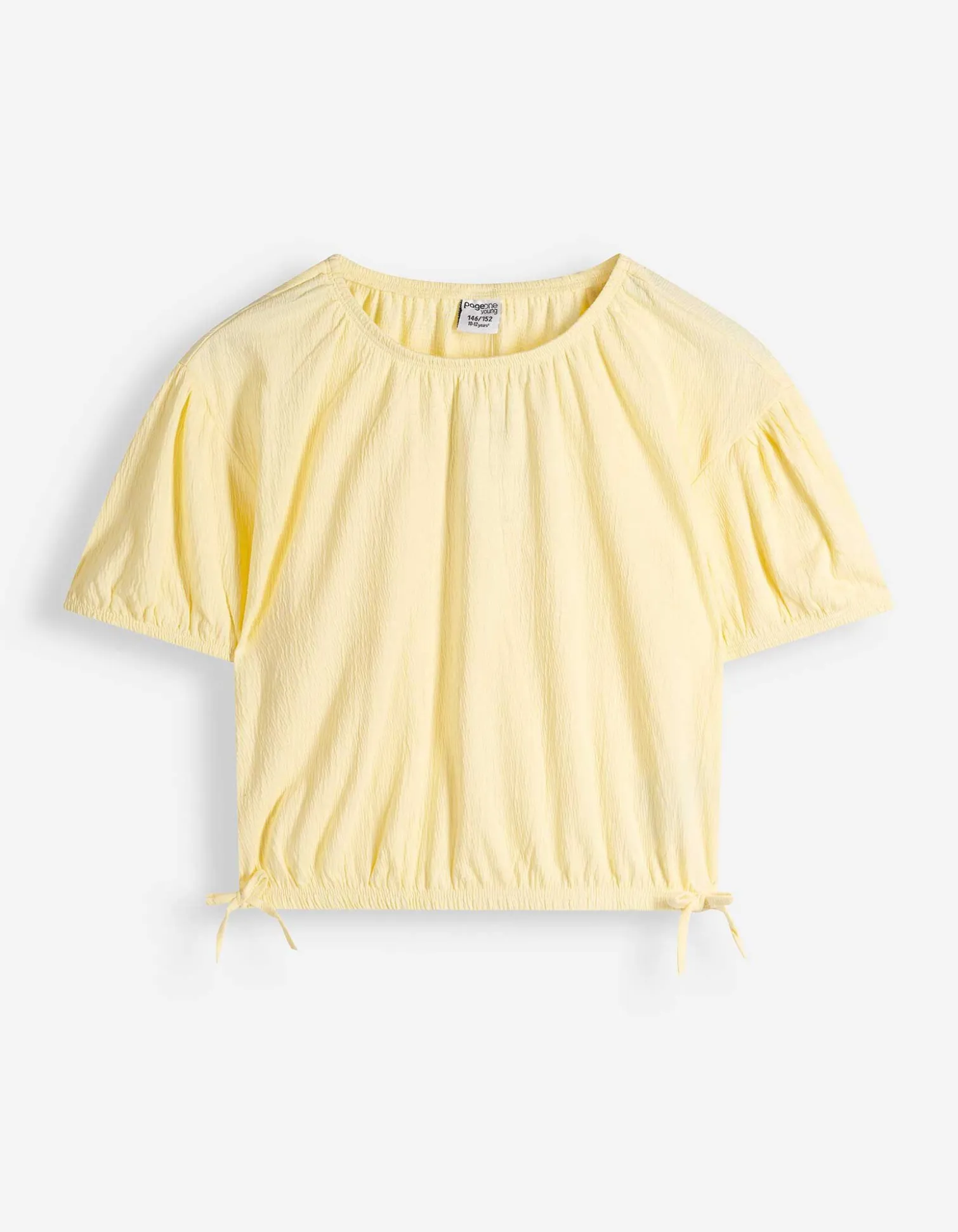 Blusenshirt - Jersey - hellgelb