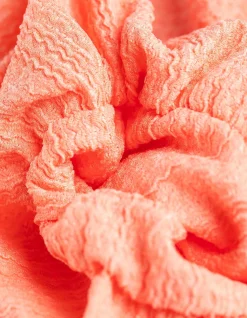 Blusenshirt - Puffärmel - orange