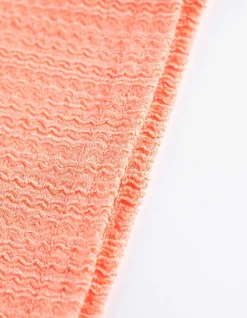 Blusenshirt - Puffärmel - orange