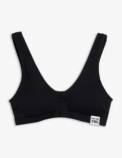 Bralette - Stretchanteil - schwarz
