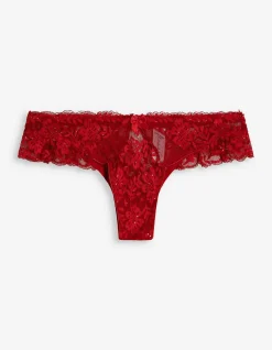 Brazilian - Paillettenbesatz - rot