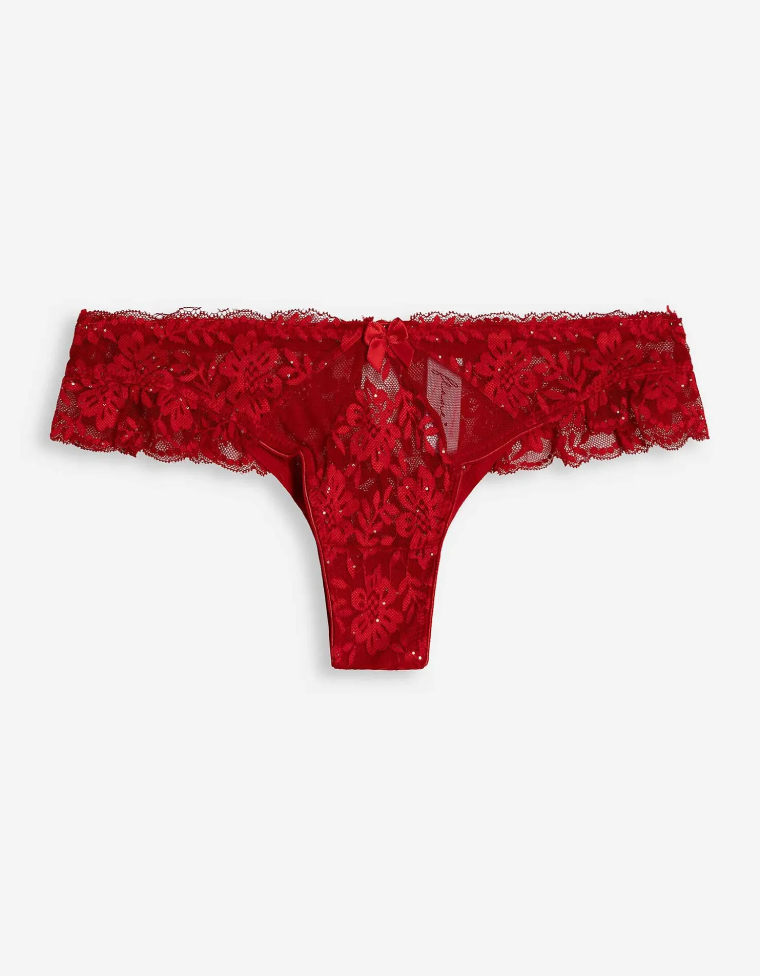 Brazilian - Paillettenbesatz - rot