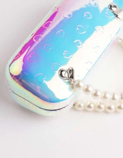 Brillenetui - Metallic-Details - silberfarben