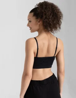 Bustier - überwiegend nahtlos - schwarz