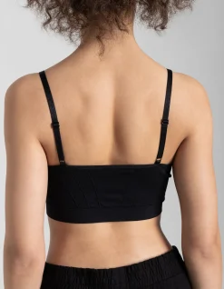 Bustier - überwiegend nahtlos - schwarz
