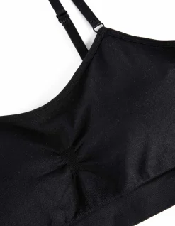 Bustier - überwiegend nahtlos - schwarz