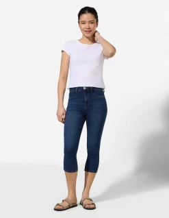Caprihose - Skinny Fit - dunkelblau