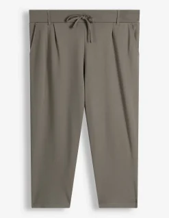 Caprihose - Skinny Fit - grün