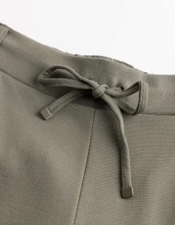 Caprihose - Skinny Fit - grün